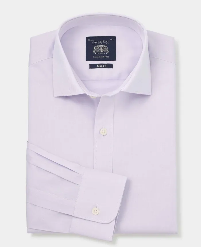 Savile Row Company Lilac Cotton Twill Slim Fit Formal Shirt 8211 Single Cuff Lilac Men Formal Shirts Savile Row Company Lilac Cotton Twill Slim Fit Formal Shirt 8211 Single Cuff Lilac Men Formal Shirts