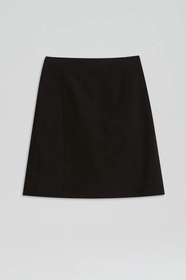 Scanlan Theodore ITALIAN MILANO KNIT SKIRT BLACK Women Skirts Scanlan Theodore ITALIAN MILANO KNIT SKIRT BLACK Women Skirts
