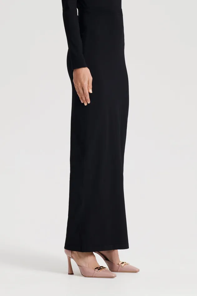 Scanlan Theodore Skirts Women MICRO KNIT SKIRT BLACK Scanlan Theodore Skirts Women MICRO KNIT SKIRT BLACK