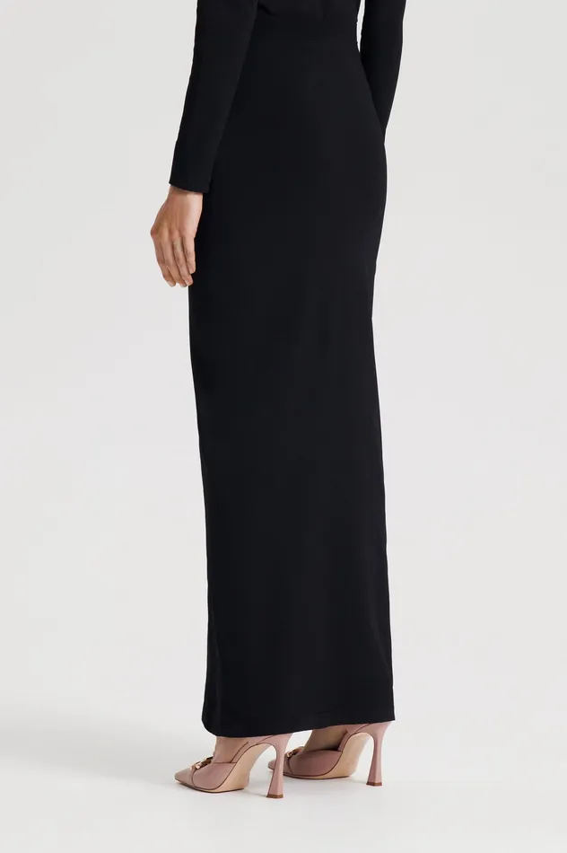 Scanlan Theodore Skirts Women MICRO KNIT SKIRT BLACK Scanlan Theodore Skirts Women MICRO KNIT SKIRT BLACK