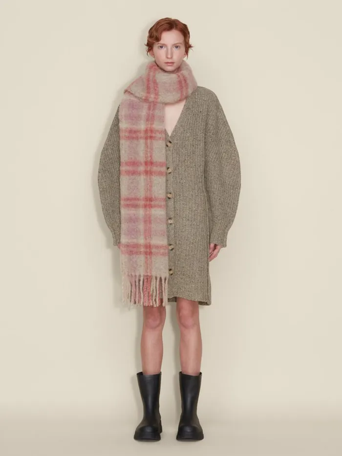 Scarves WomenMen Holzweiler Fresia Pink Check