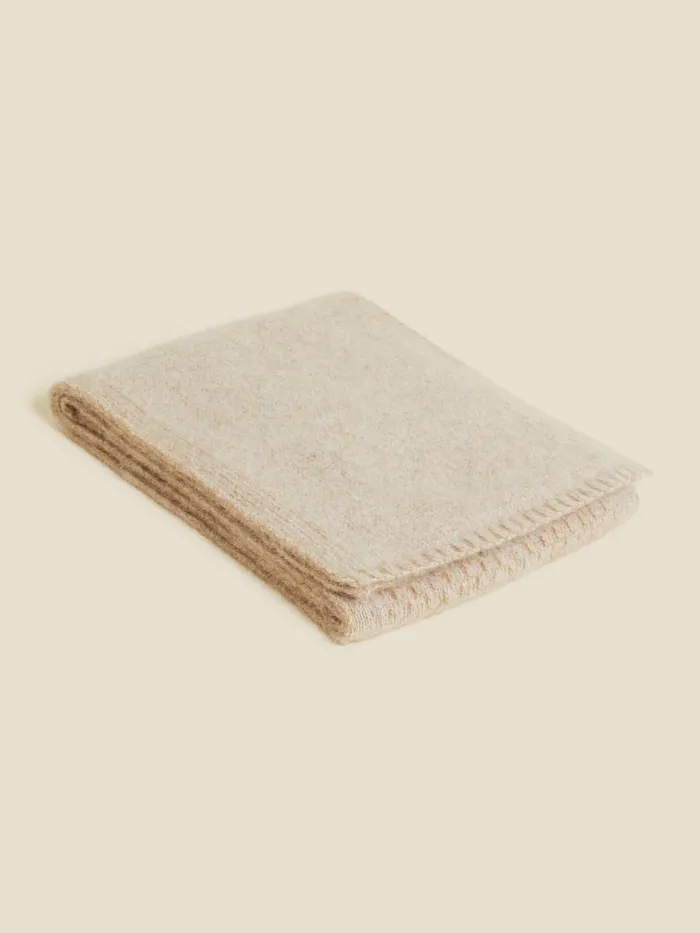 Scarves WomenMen Holzweiler Tine Knit Scarf Sand Mix
