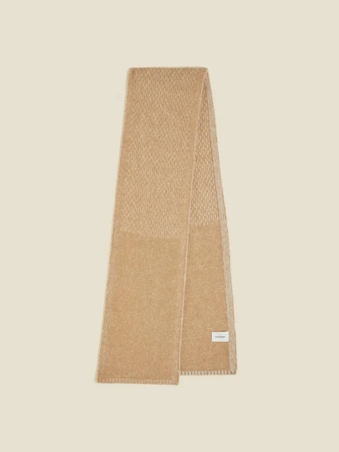 Scarves WomenMen Holzweiler Tine Knit Scarf Sand Mix