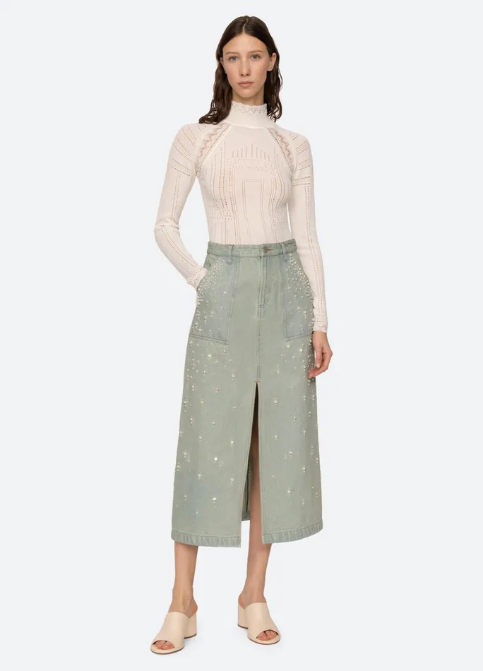 Sea New York Bottoms Perlette Skirt Blue 8211 Women