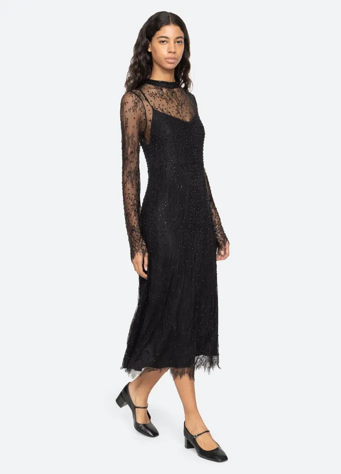 Sea New York Dresses Seraphina LS Dress Black 8211 Women