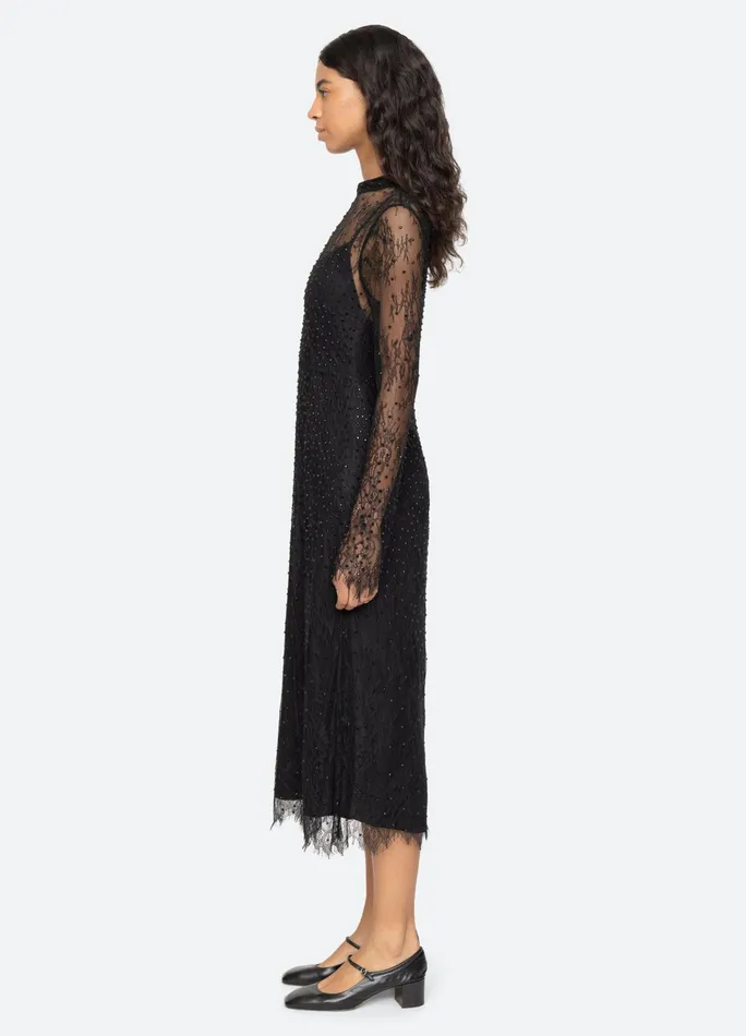 Sea New York Dresses Seraphina LS Dress Black 8211 Women