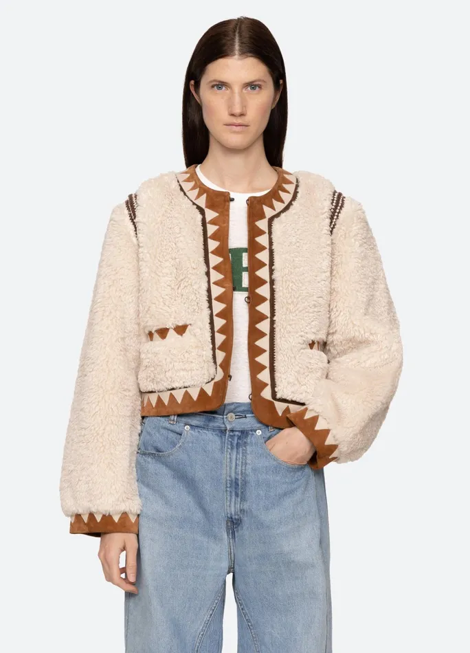 Sea New York Outerwear Ginevra Jacket Cream 8211 Women