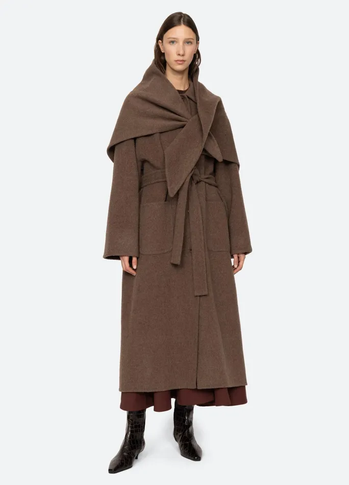 Sea New York Outerwear Viv Coat Brown 8211 Women