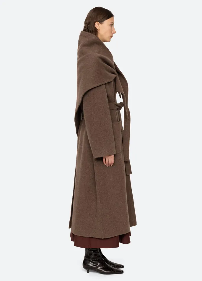 Sea New York Outerwear Viv Coat Brown 8211 Women