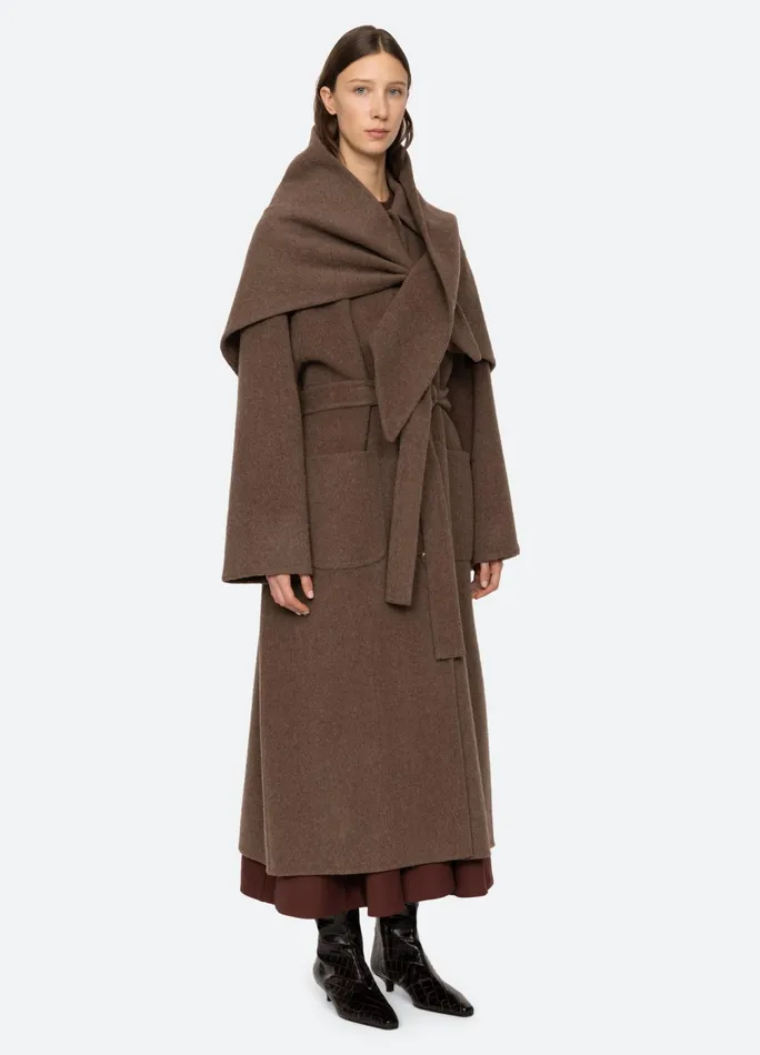 Sea New York Outerwear Viv Coat Brown 8211 Women
