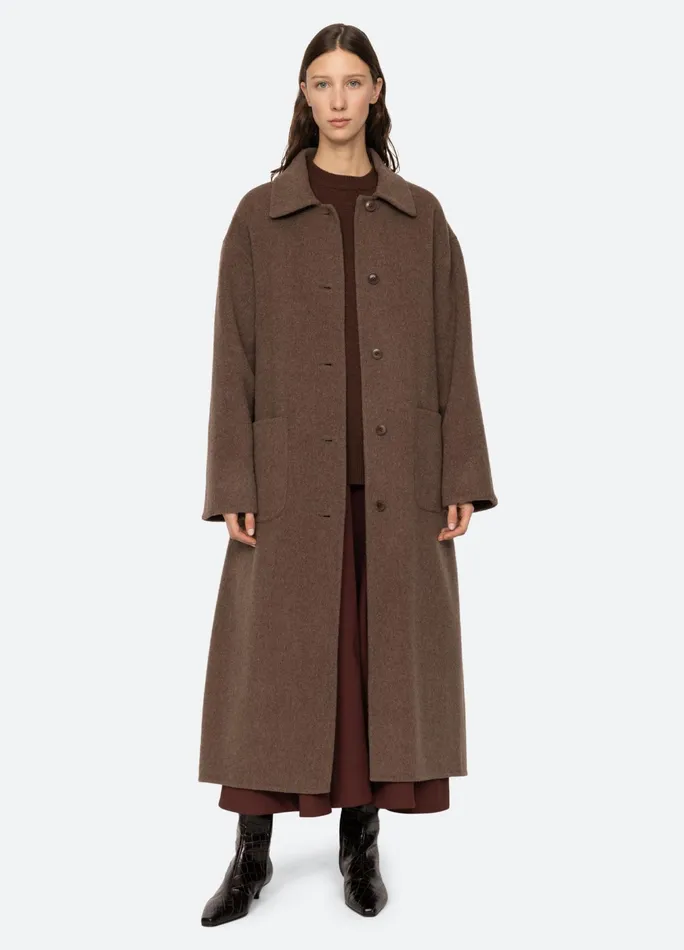 Sea New York Outerwear Viv Coat Brown 8211 Women
