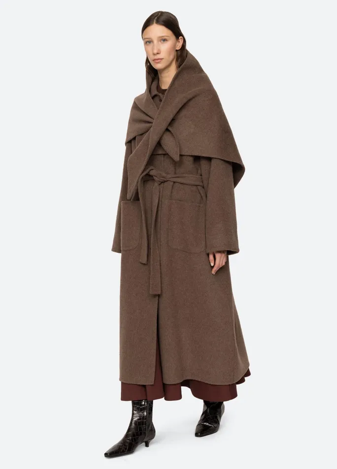 Sea New York Outerwear Viv Coat Brown 8211 Women