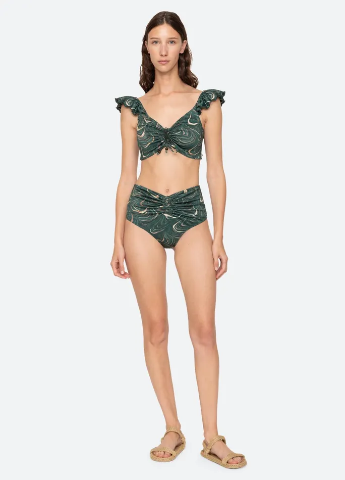 Sea New York Swimwear Amara Bikini Bottom Green 8211 Women