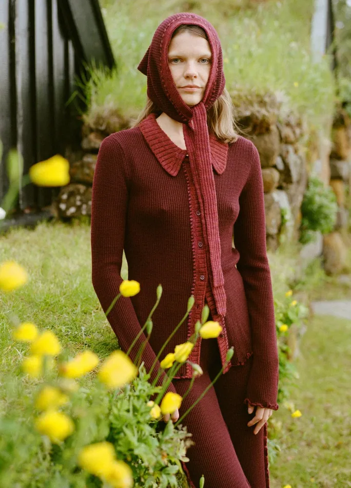 Sea New York Tops Clare Cardigan Burgundy 8211 Women