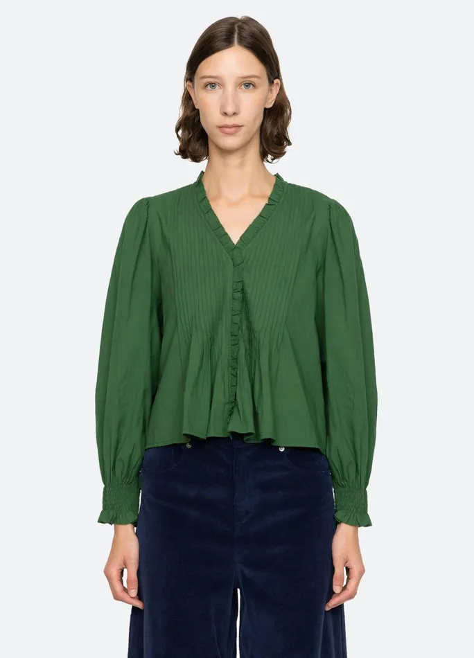 Sea New York Tops Renata LS Top Emerald 8211 Women
