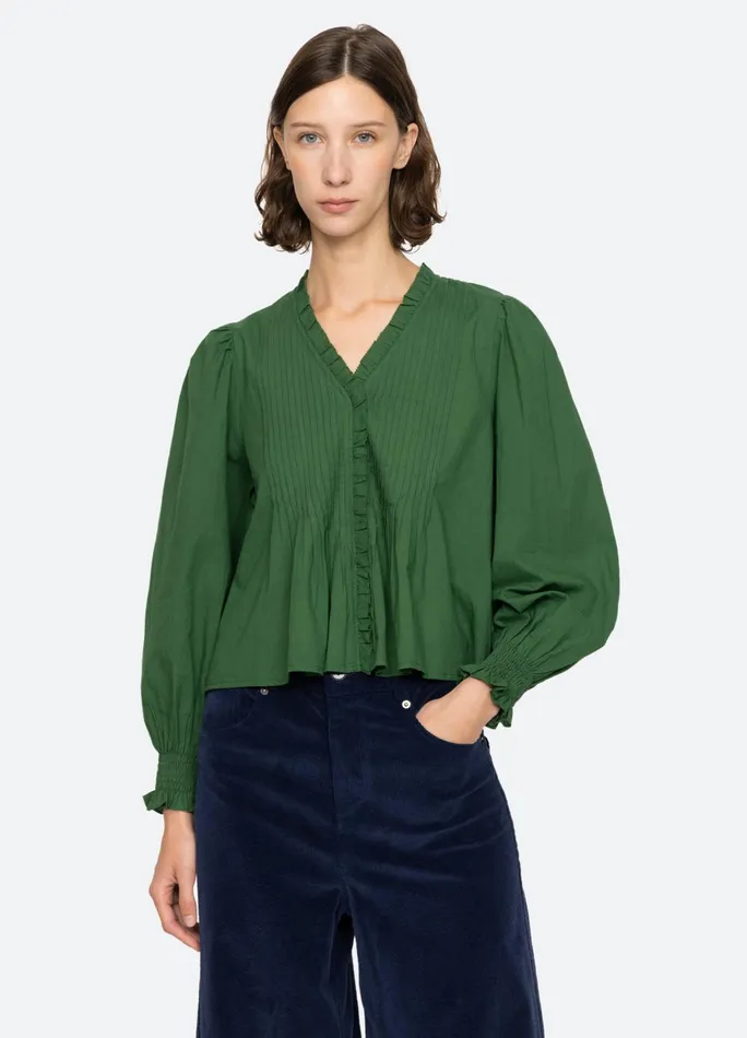 Sea New York Tops Renata LS Top Emerald 8211 Women