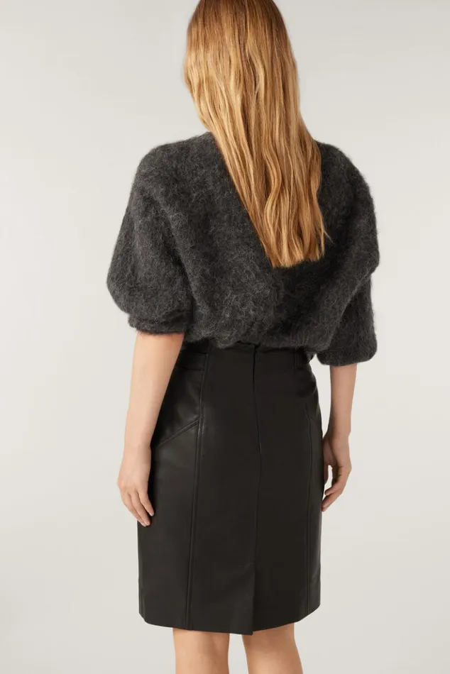 SelenaLeather Skirt Clothing Baandsh Skirts and Shorts