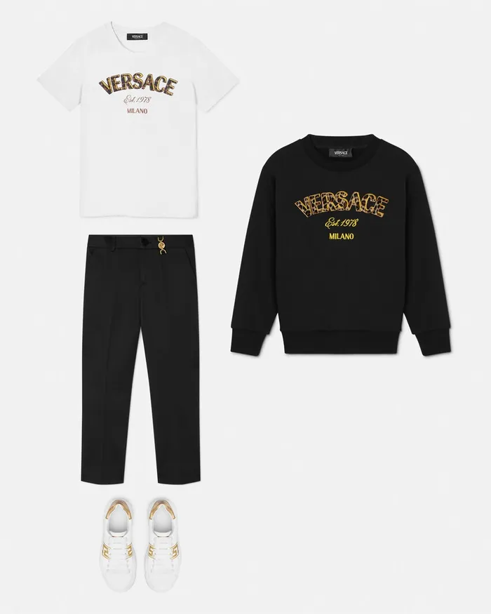 Shirts and Tshirts Kids Versace Wild Stamp TShirt White
