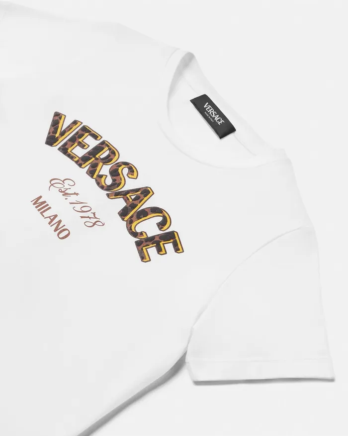 Shirts and Tshirts Kids Versace Wild Stamp TShirt White