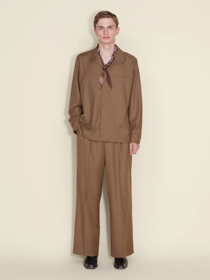 Shirts and Tops Men Holzweiler Tim Overshirt Brown