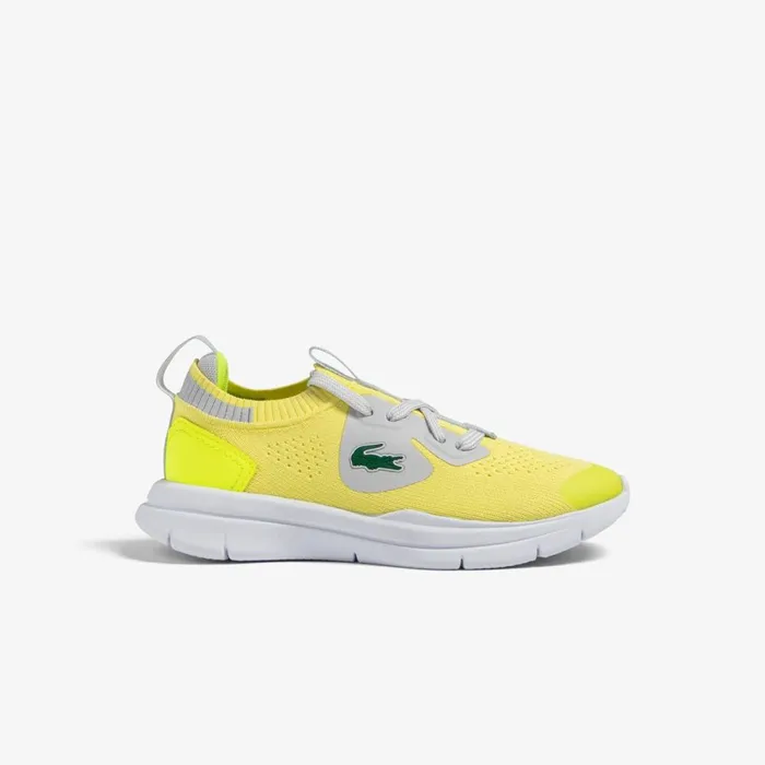 Shoes and Accessories Kids Lacoste Children039s Run Spin Knit Sneakers Ylwlt Gry 382 Shoes and Accessories Kids Lacoste Children039s Run Spin Knit Sneakers Ylwlt Gry 382