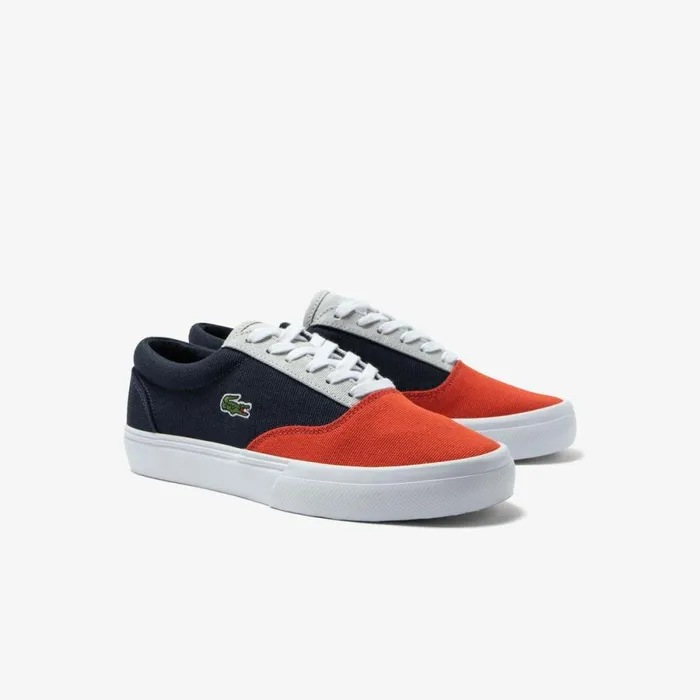 Shoes and Accessories Kids Lacoste Juniors039 Jump Serve Sneakers Nvyred 144