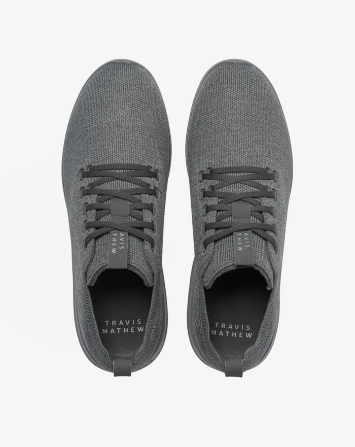 Shoes Casual Shoes TravisMathew The Daily Lite Shoe Heather Quiet Shadegrey Pinstripe