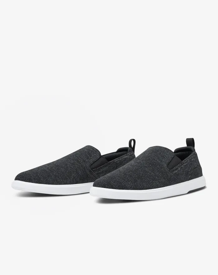 Shoes Casual Shoes TravisMathew THE MODERN SLIPON SHOE Heather Black