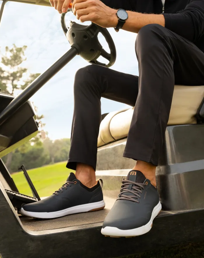 Shoes Performance Shoes TravisMathew The Daily Pro Plus Golf Shoe Ebonyalmond