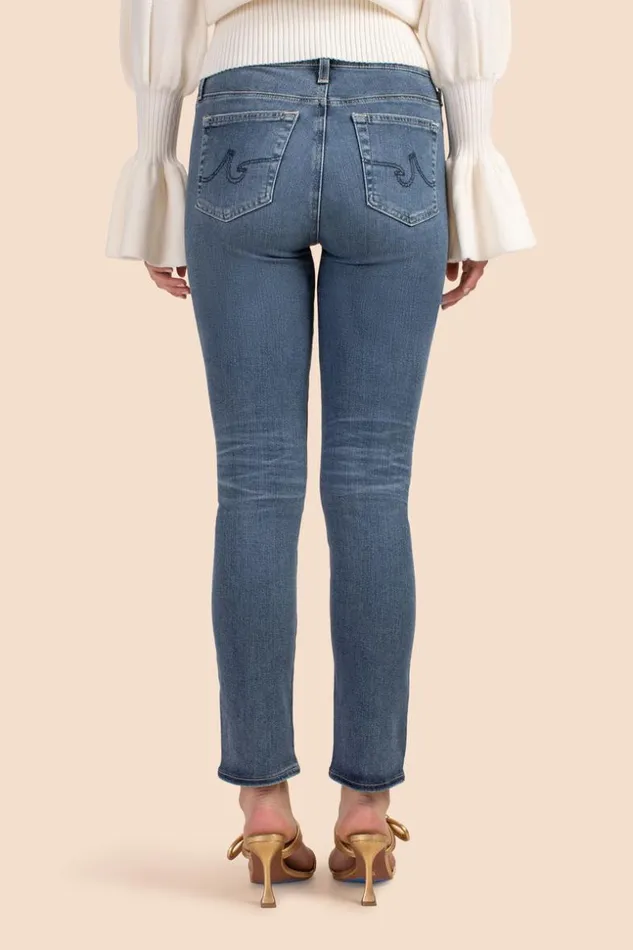 SHOP Trina Turk ALL BOTTOMS AG MEDIUM WASH MARI HIGH RISE CROP JEAN