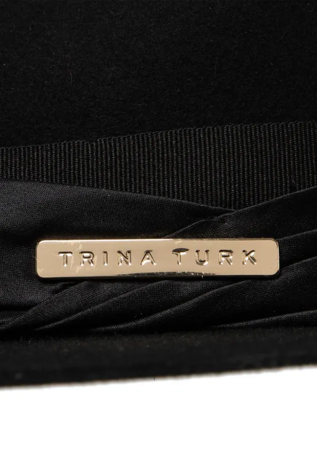 SHOP Trina Turk BELTS SCARVES and HATS TT FELT FEDORA WITH BAND