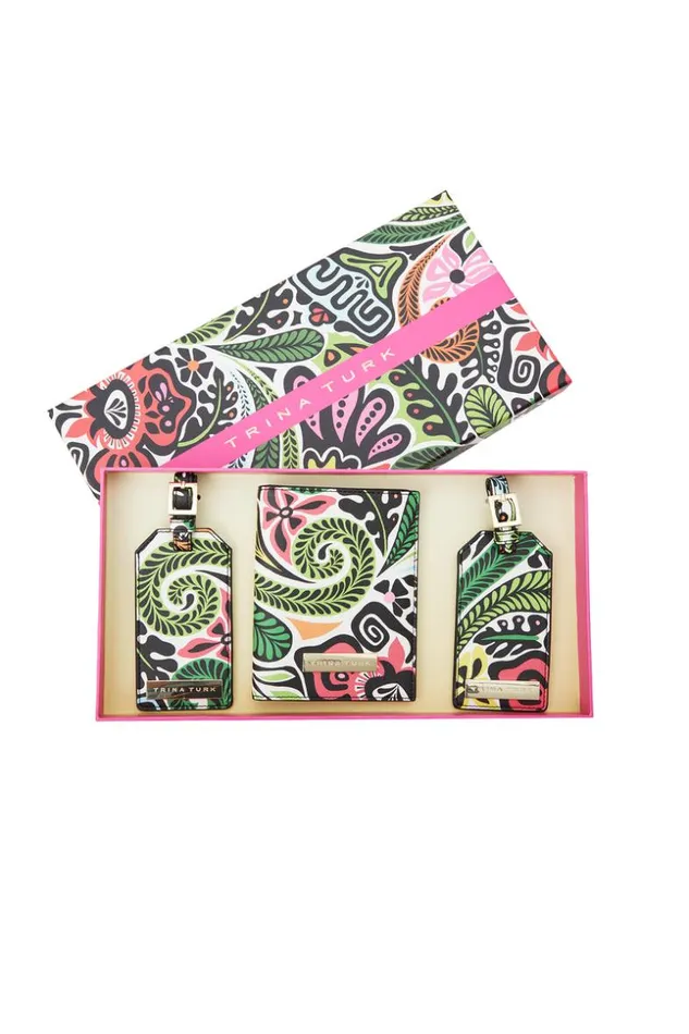 SHOP Trina Turk HANDBAGS CHEEKY TIKI PASSPORT CASE SET
