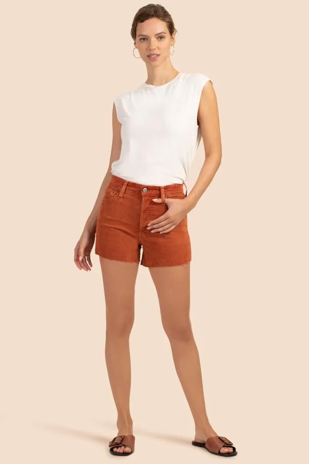 SHOP Trina Turk SHORTS and SKIRTS AG CINNAMON CORDUROY ALEXXIS SHORT
