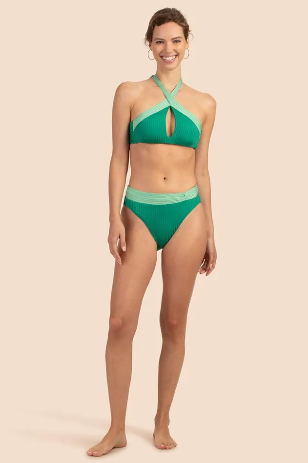 SHOP Trina Turk SWIM BOTTOMS WOMEN039S OLYMPIA RIB LOW RISE FRENCH CUT SWIM BOTTOM
