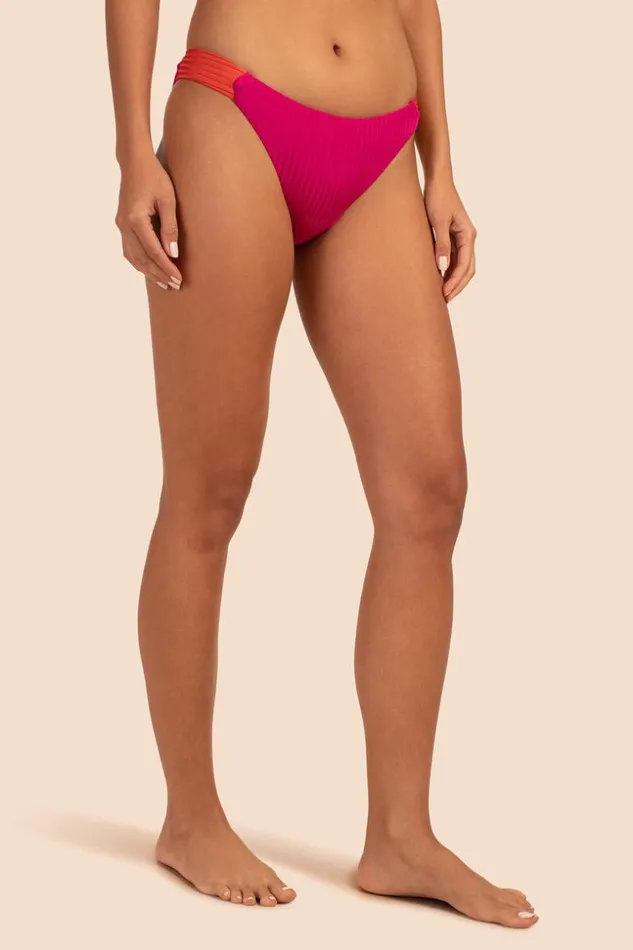 SHOP Trina Turk SWIM BOTTOMS WOMEN039S OLYMPIA RIB LOW RISE FRENCH CUT SWIM BOTTOM