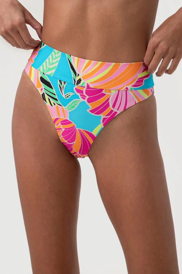 SHOP Trina Turk SWIM BOTTOMS WOMEN039S POPPY BANDED HIGH WAIST SWIM BOTTOM