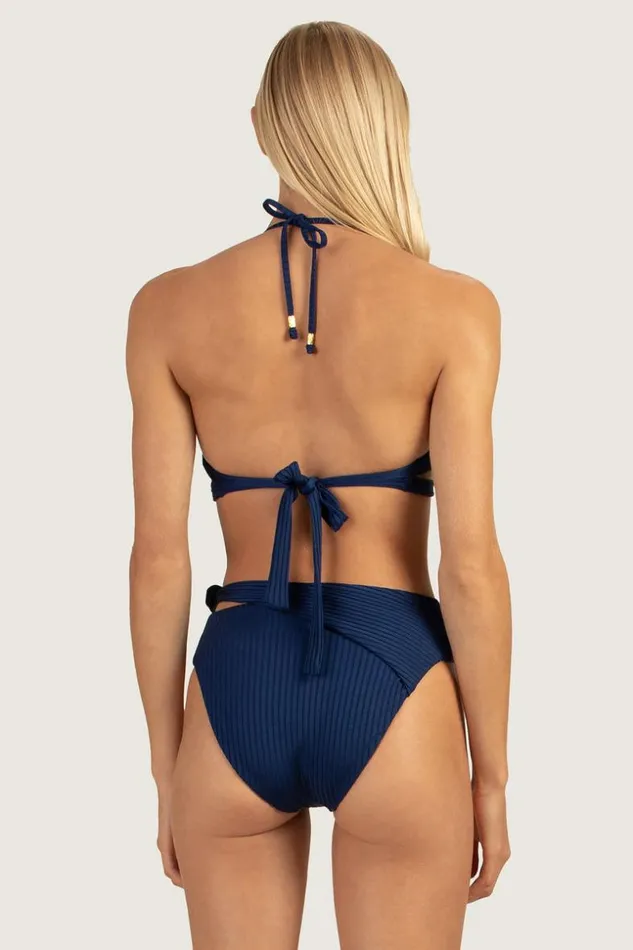 SHOP Trina Turk SWIM TOPS OLYMPIA RIB HALTER TOP