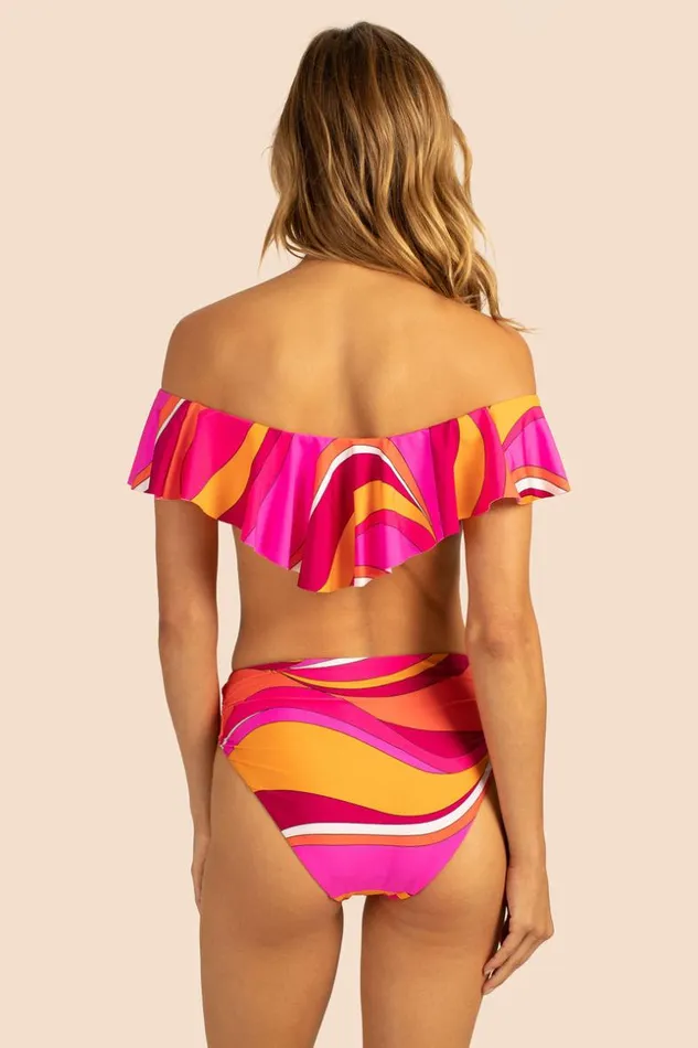 SHOP Trina Turk SWIM TOPS VIVID VISTA OFF THE SHOULDER BANDEAU TOP