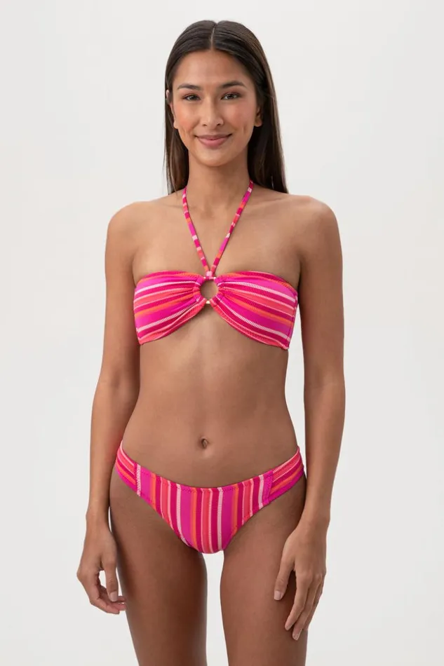 SHOP Trina Turk SWIM TOPS WOMEN039S MARAI RING HALTER BANDEAU SWIM TOP
