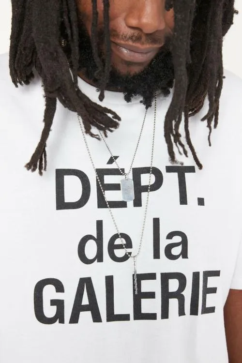 Short Sleeve Men Gallery Dept DEPT DE LA GALERIE CLASSIC TEE White