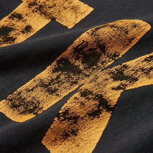 Short Sleeve Men Gallery Dept DISTRESSED ATK TEE Black