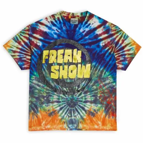 Short Sleeve Men Gallery Dept FREAK SHOW TEE Tie Dye