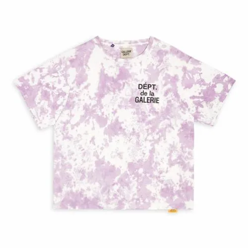 Short Sleeve Men Gallery Dept FRENCH TEE Lavender Tie Dye