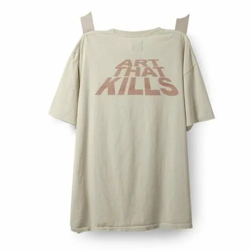 Short Sleeve Men Gallery Dept SEE THRU PEOPLE TEE Archival White