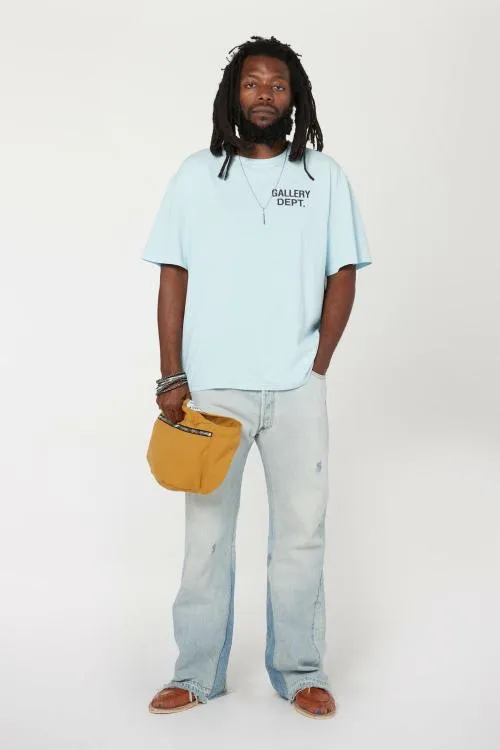 Short Sleeve Men Gallery Dept SOUVENIR TEE Baby Blue