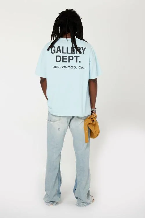 Short Sleeve Men Gallery Dept SOUVENIR TEE Baby Blue