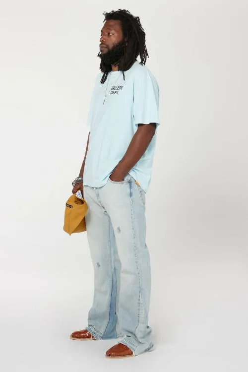 Short Sleeve Men Gallery Dept SOUVENIR TEE Baby Blue