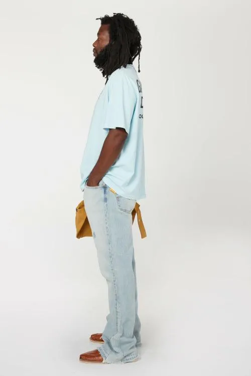 Short Sleeve Men Gallery Dept SOUVENIR TEE Baby Blue