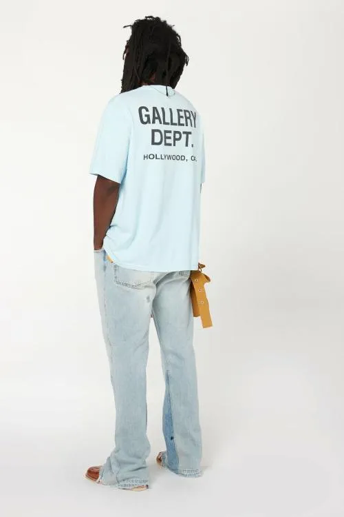Short Sleeve Men Gallery Dept SOUVENIR TEE Baby Blue