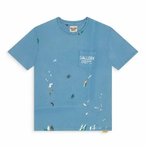 Short Sleeve Men Gallery Dept VINTAGE LOGO PAINTED TEE Dusty Blue